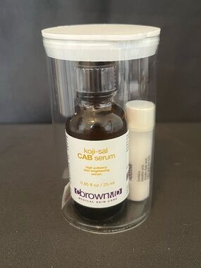 Brand New cbrownMD Koji-Sal CAB Serum — White Bottle Brightening Serum